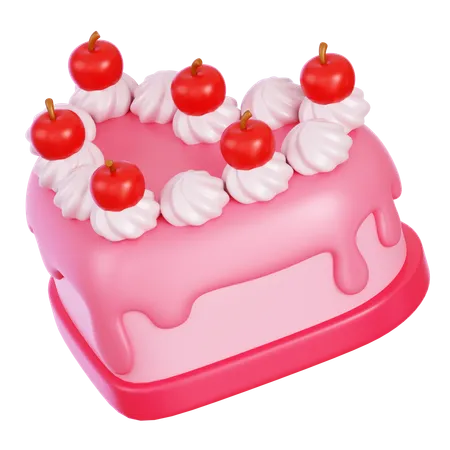 Gâteau de la Saint-Valentin  3D Icon