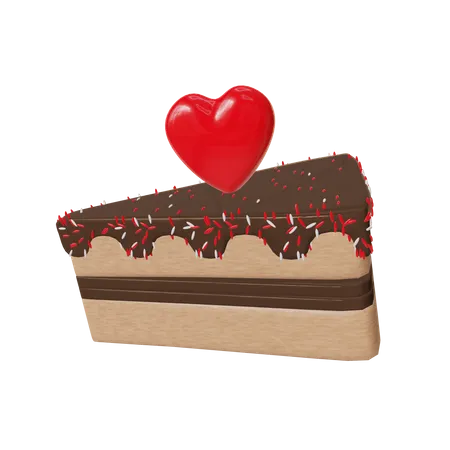 Gâteau de la Saint-Valentin  3D Icon