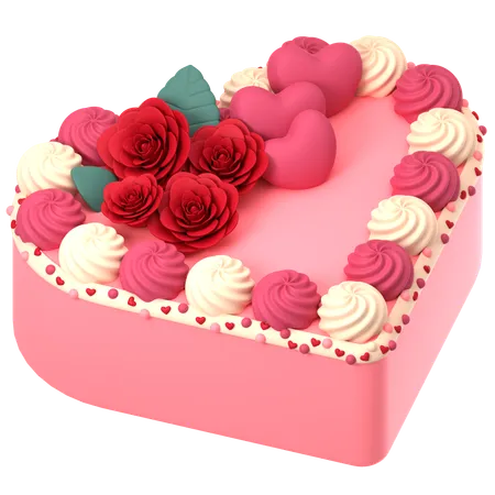 Gâteau de la Saint-Valentin  3D Icon