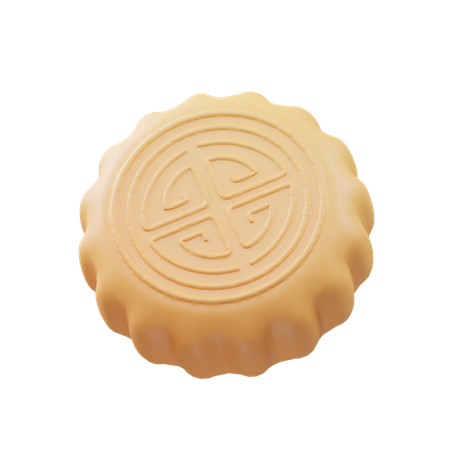 Gâteau de lune  3D Icon