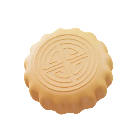 Gâteau de lune  3D Icon