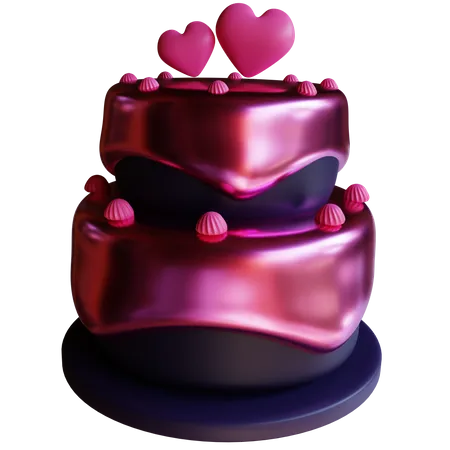 Gâteau de mariage  3D Icon