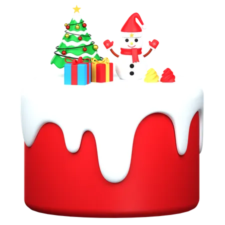 Gâteau de Noël  3D Icon