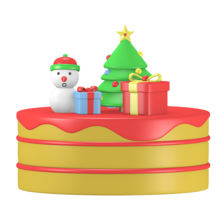 Gâteau de Noël  3D Icon