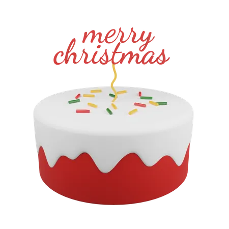 Gâteau de Noël  3D Icon