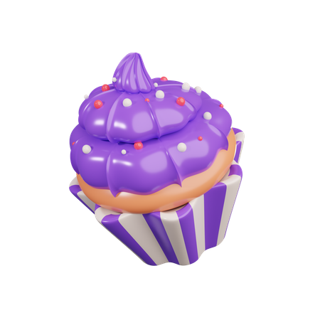 Gâteau de tasse  3D Icon