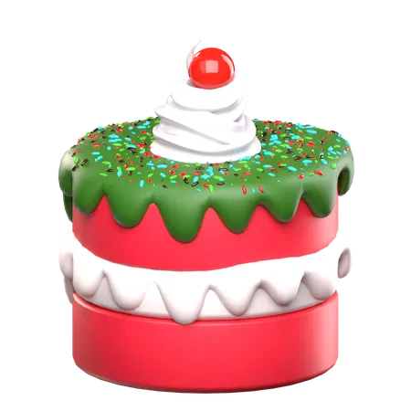 Gâteau de velours rouge  3D Icon