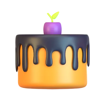Gâteau d'Halloween  3D Icon