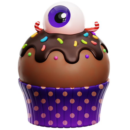 Gâteau effrayant  3D Icon