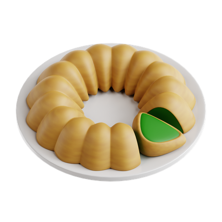 Gâteau vietnamien en nid d'abeille (gâteau au bœuf)  3D Icon