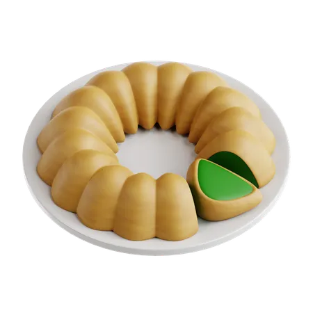 Gâteau vietnamien en nid d'abeille (gâteau au bœuf)  3D Icon