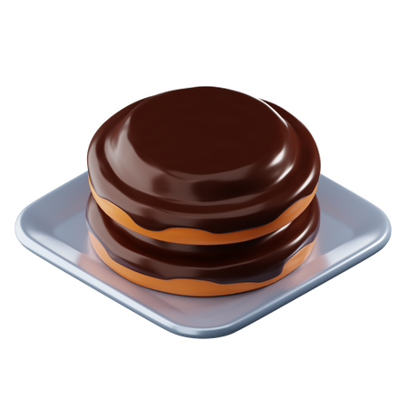 Gâteau jaffa  3D Icon