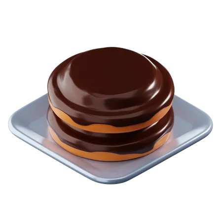 Gâteau jaffa  3D Icon