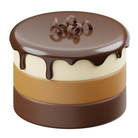 Gâteau mousseux  3D Icon