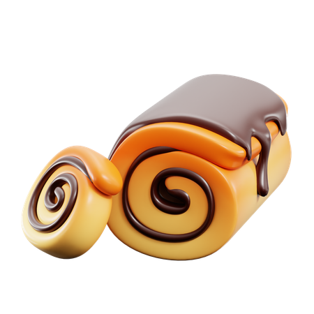 Rouleau de gâteau  3D Icon