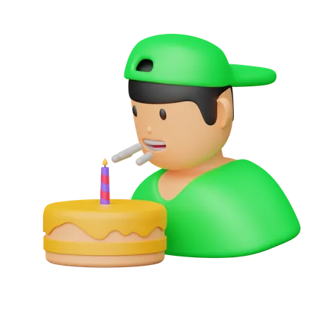 Gâteau soufflé  3D Icon