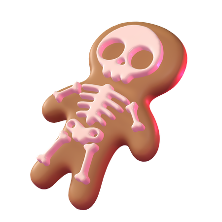 Gâteau squelette  3D Icon