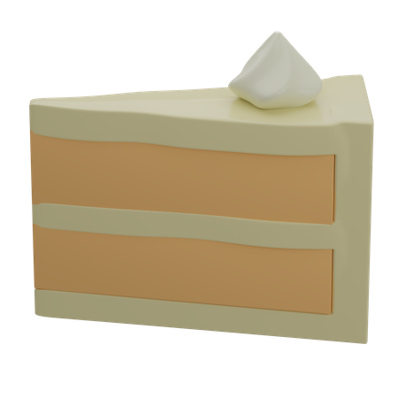 Gâteau en tranches  3D Icon