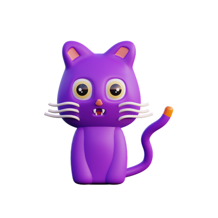 Gato  3D Icon