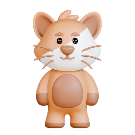 Gato  3D Icon