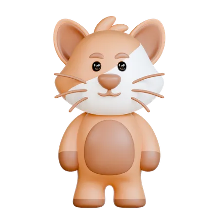 Gato  3D Icon