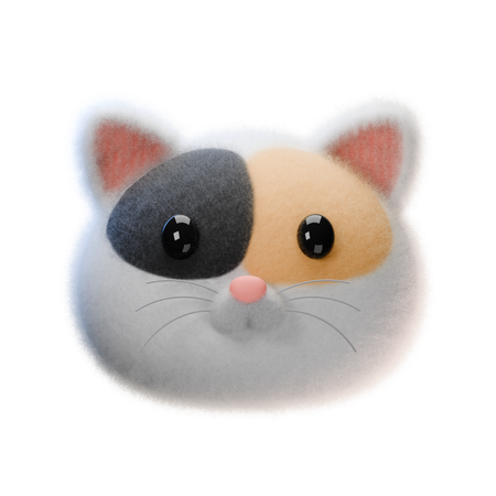 Gato  3D Icon