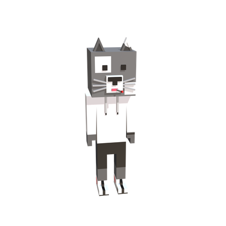 Gato  3D Icon