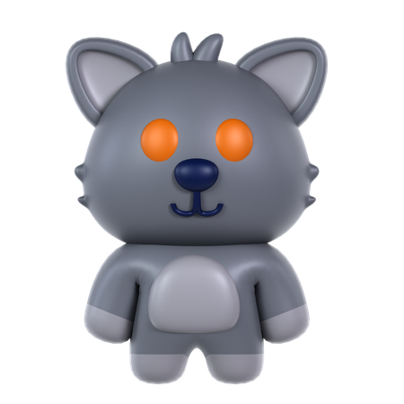 Gato britânico de pelo curto fofo  3D Icon