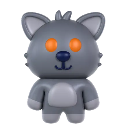 Gato britânico de pelo curto fofo  3D Icon