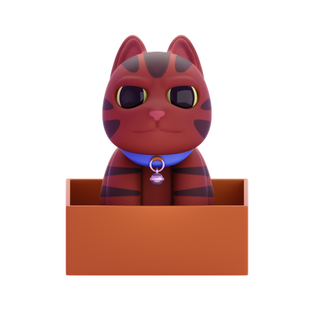 Gato canela  3D Icon