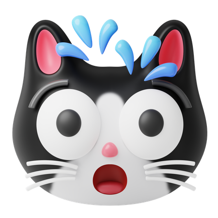Gato de choque  3D Icon