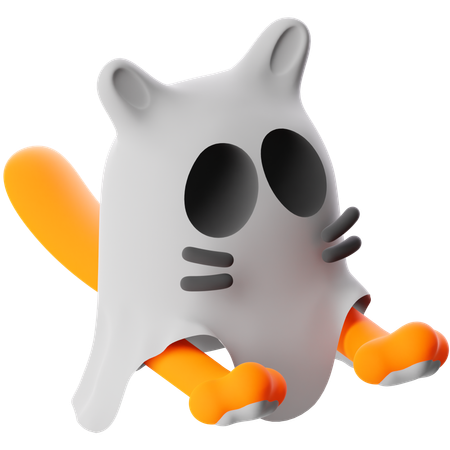 Gato de Halloween  3D Icon