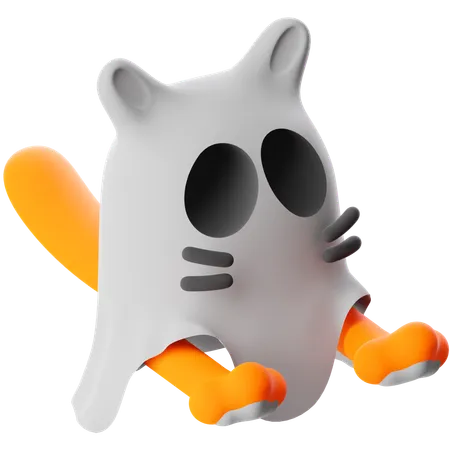 Gato de halloween  3D Icon