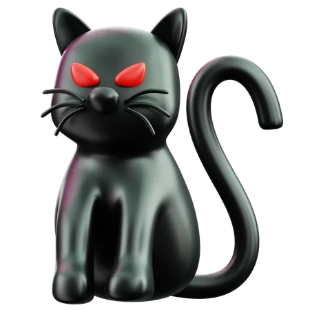 Gato de halloween  3D Icon