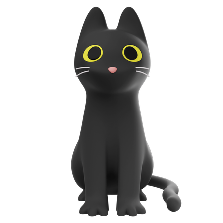 Gato de halloween  3D Icon