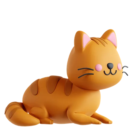 Esfinge de gato  3D Icon