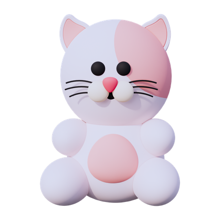 Gato fofo  3D Icon