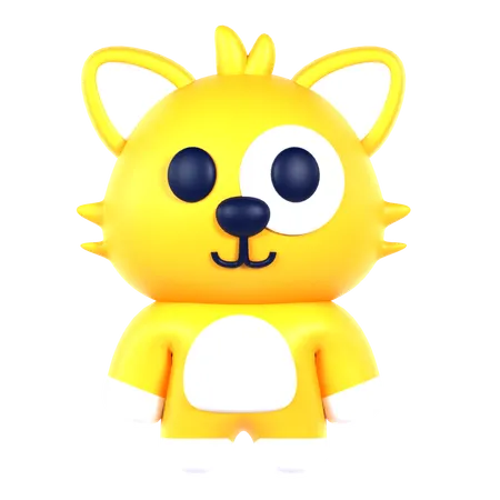 Gato fofo  3D Icon