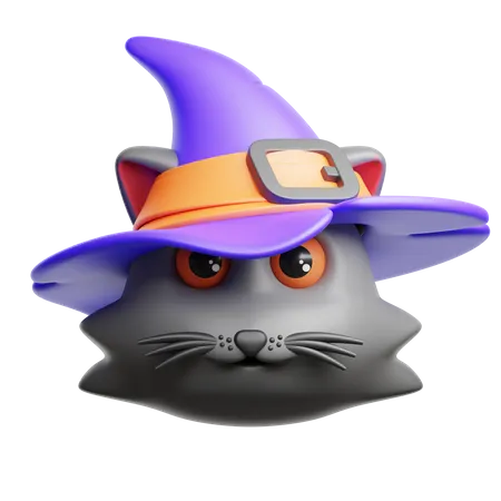 Gato negro  3D Icon