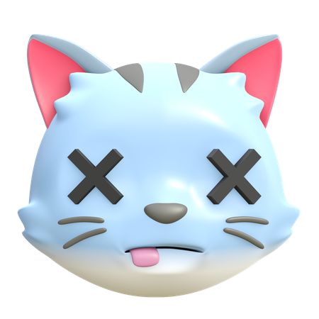 Gato surpreso  3D Emoji