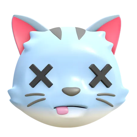 Gato surpreso  3D Emoji