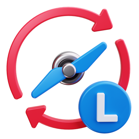 Gauche  3D Icon