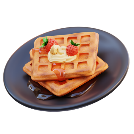 Gaufre  3D Icon