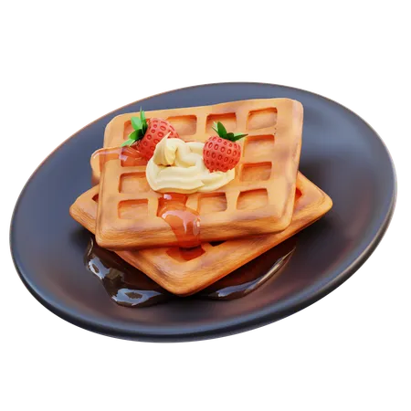 Gaufre  3D Icon