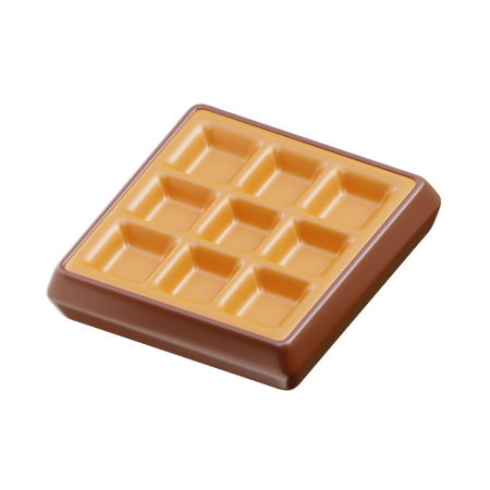 Gaufre  3D Icon