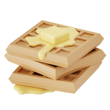 Gaufre  3D Icon