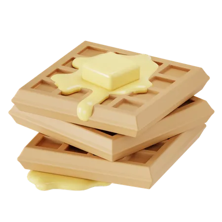 Gaufre  3D Icon