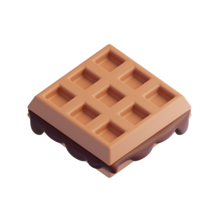 Gaufre  3D Icon