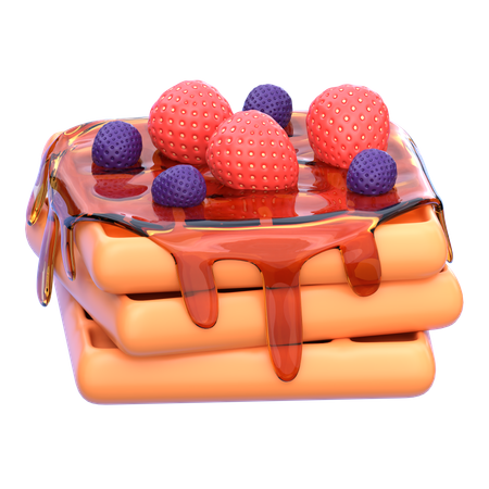 Gaufre  3D Icon