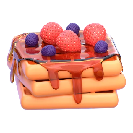 Gaufre  3D Icon